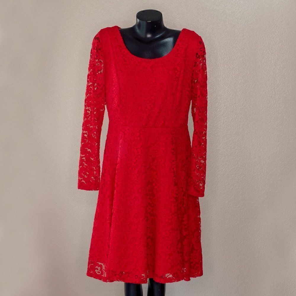 TORRID Red Lace Dress - SZ OX
